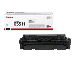 Printertilbehør blekk/toner - Canon CRG 055H / 3019C002 High Cyan - Laser toner Blå - 3019C002