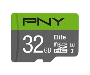 Minnekort - PNY Elite MicroSD/SD - 100MB/s - 32GB - P-SDU32GU185GW-GE