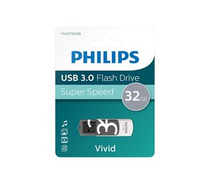 Minnepenn - Philips USB Flash Drive. 32GB. Vivid Edition 3.0 - 32GB - Minnepenn - FM32FD00B/00