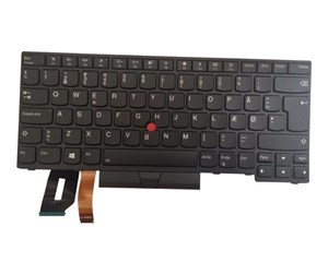 Tastatur - Lenovo Lite-On - Bærbart tastatur - til utskifting - Dansk - Svart - 01YP369