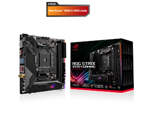 Hovedkort - ASUS ROG STRIX X570-I GAMING Hovedkort - AMD X570 - AMD AM4 socket - DDR4 RAM - Mini-ITX - 90MB1140-M0EAY0