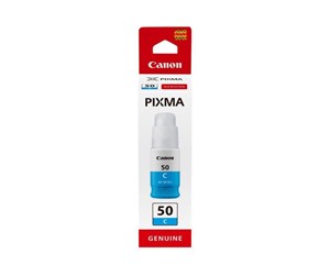 Printertilbehør blekk/toner - Canon GI-50 / 3403C001 Cyan Refil - Blekkrefill Blå - 3403C001