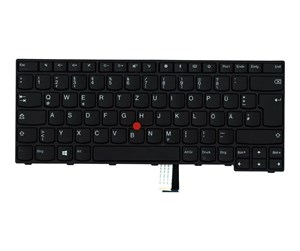 Tastatur - Lenovo Chicony - Bærbart tastatur - til utskifting - Tysk - Svart - 01AX012