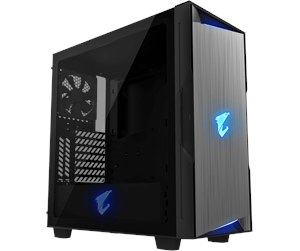 Kabinett - GIGABYTE AORUS C300 GLASS - Kabinett - Miditower - Sølv - GB-AC300G