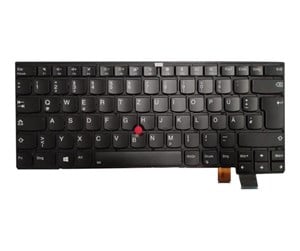 Tastatur - Lenovo Chicony - Bærbart tastatur - til utskifting - Tysk - Svart - 01EN694