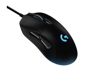 Mus - Logitech G403 HERO - Gaming mus - Optisk - 6 - Svart med RGB-lys - 910-005633