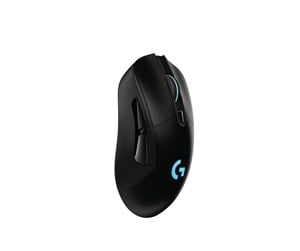 Mus - Logitech G703 LIGHTSPEED HERO Wireless - Gaming mus - Optisk - 6 - Svart med RGB-lys - 910-005641