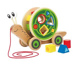 Babyleker - Hape Walk-A-Long Snail - 5747