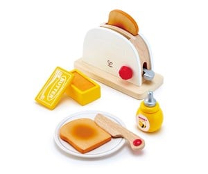 Lekekjøkken & Utstyr - Hape Pop-up Toaster Set - 5927