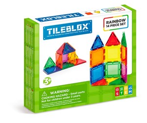 Byggesett - Tileblox Rainbow 14 pcs set - 3200