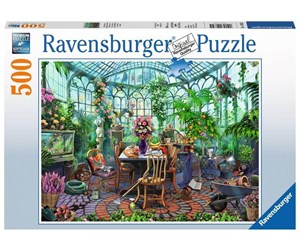 Puslespill - Ravensburger Greenhouse Mornings 500p - 10214832