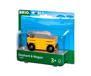 BRIO - Brio Elephant and Wagon - 33969