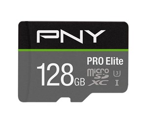 Minnekort - PNY PRO Elite - 100MB/s - 128GB - P-SDU128V31100PRO-GE