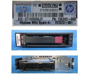 Harddisk - HP E Dual Port Enterprise - 450GB - Harddisk - 737572-001 - SAS3 - 3.5" LFF - 737572-001