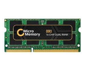 RAM - CoreParts Memory - DDR3L - 8 GB - SO-DIMM 204-pin - unbuffered - MMA1108/8GB