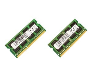 RAM - CoreParts Memory - DDR3L - 8 GB: 2 x 4 GB - SO-DIMM 204-pin - unbuffered - MMA1111/8GB