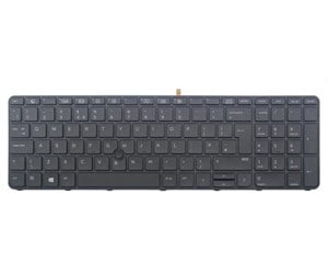 Tastatur - HP DualPoint - Bærbart tastatur - til utskifting - Fransk - 841145-051