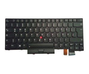 Tastatur - Lenovo Lite-On - Bærbart tastatur - til utskifting - Tysk - Svart - 01AX581