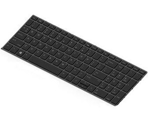 Tastatur - HP Keyboard (INTERNATIONAL) - Bærbart tastatur - til utskifting - Engelsk - Storbritannia - L01028-B31