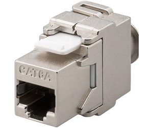 Tilbehør - MicroConnect Keystone module CAT6a STP - KEYSTONE-10