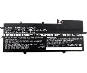 Bærbar PC - Batteri  - CoreParts Battery - laptop battery - Li-pol - 4800 mAh - 55.4 Wh - MBXAS-BA0023