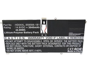 Bærbar PC - Batteri  - CoreParts Battery - laptop battery - Li-pol - 3040 mAh - 45 Wh - MBXHP-BA0151