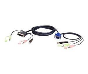 KVM-kabel - ATEN VGA USB to DVI KVM Cable 3m - 2L-7DX3U