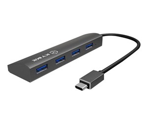 USB-hub - RaidSonic ICY BOX IB-AC6405-C USB-hub - 4 porter - Svart - IB-AC6405-C