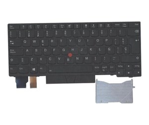 Tastatur - Lenovo Chicony - Bærbart tastatur - til utskifting - Spansk - Svart - 01YP050