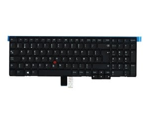 Tastatur - Lenovo Lite-On - Bærbart tastatur - til utskifting - Belgisk - Svart - 01AX657