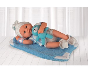 Dukker, Bamser & Utstyr - Happy Friend New born Boy Soft Doll 30cm - 504205