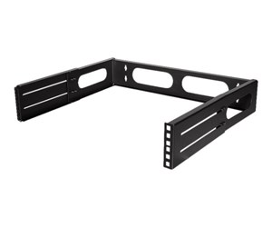 Rackskap - LogiLink W02B40B 19" Wall mount bracket 2U black - W02B40B