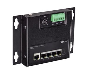 Switch/splitter - TRENDnet TI-PG50F - Industrial - switch - 5 ports - unmanaged - TI-PG50F