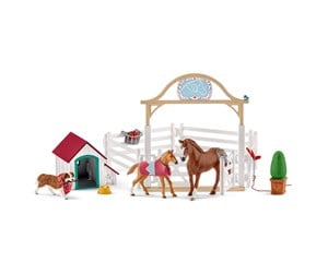 Schleich - Schleich HORSE CLUB Hannahs gjestehester med tispen Ruby - 42458