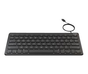 Tastatur - ZAGG Wired Lightning Keyboard - Tastatur - Engelsk - Storbritannia - Svart - ZLTKBW-BB0