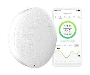 Smarthus - Airthings Wave Plus - Smart Luftkvalitetsmåler - 7090031109301