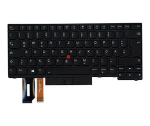 Tastatur - Lenovo Sunrex - Bærbart tastatur - til utskifting - Tysk - Svart - 01YP532