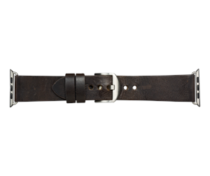 Smartklokke - Tilbehør - dbramante1928 Bornholm - Watch Strap 44mm - Dark Brown/Silver - AW44DBSI1034