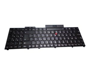 Tastatur - Lenovo Chicony PYWL BL-106GB - Bærbart tastatur - til utskifting - Engelsk - Storbritannia - Svart - 00PA317