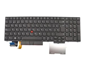 Tastatur - Lenovo - notebook replacement keyboard - with Trackpoint UltraNav - Spanish - black - Bærbart tastatur - til utskifting - Spansk - Svart - 01YP690