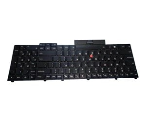 Tastatur - Lenovo Chicony - Bærbart tastatur - til utskifting - Amerikansk Engelsk - Svart - 00PA288