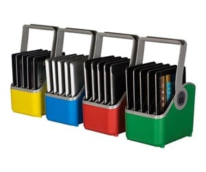 Veggmontering, AV-braketter & AV-møbler - LocknCharge Small 5-slot Device Basket for 11" tablets - LNC7052