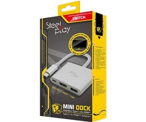 Spill - Tilbehør - Steelplay USB C HDMI Adapter for Nintendo Switch - 3760210993222