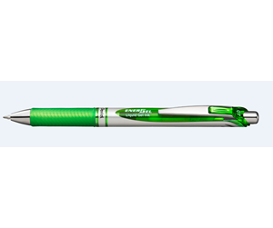 Skrive- & Tegneverktøy - Pentel BL77-K Energel 0.7mm Light Green - 12 pcs. - BL77-K