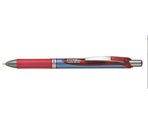 Skrive- & Tegneverktøy - Pentel BLN75-B Energel 0.5mm needle Red - 12 pcs. - BLN75-BO