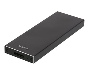 Harddisk - Tilbehør - Deltaco Externt M.2 kabinett USB 3.0 5 Gbps Bla - MAP-K16N