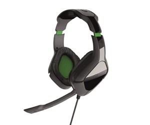 Hodetelefoner - Gioteck HCX1 Xbox One Wired Stereo Headset - Black/Green - 0812313017763