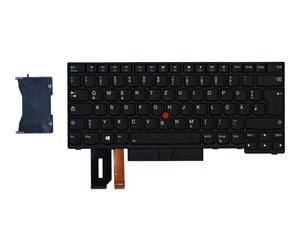 Tastatur - Lenovo - notebook replacement keyboard - with Trackpoint UltraNav - German - black - Bærbart tastatur - til utskifting - Tysk - Svart - 01YP372