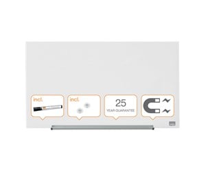 Konferanse & Presentasjon - Nobo  Impression Pro Glass Magnetisk Whiteboard 31" 68x38cm Kritthvit - 1905175