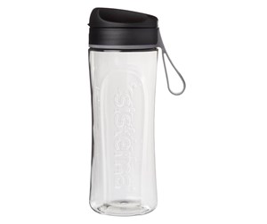 Kjøkkentilbehør - Sistema Tritan Swift Bottle 600ml Black - 640-6